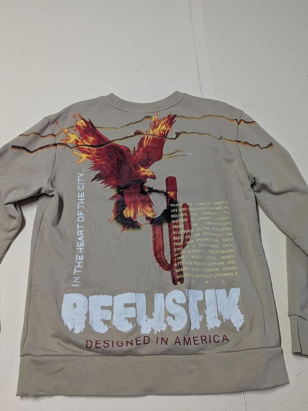 Reelistik Phoenix Cactus Dubai Designer Sweater